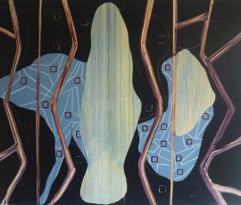 o.T., 1999, Acryl auf Leinwand, 130 x 160 cm ca.