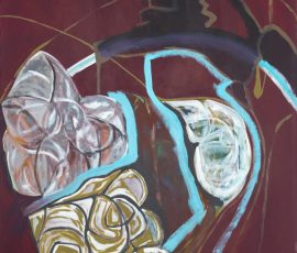o.T., 2003, Acryl auf Leinwand, 130 x 105 cm ca.